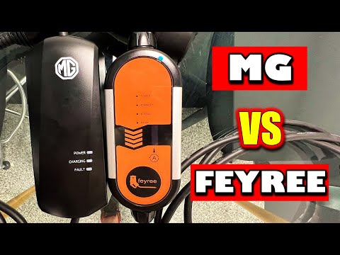 2023 MG4 Wall Plug Charger vs $100 FEYREE EV Charger