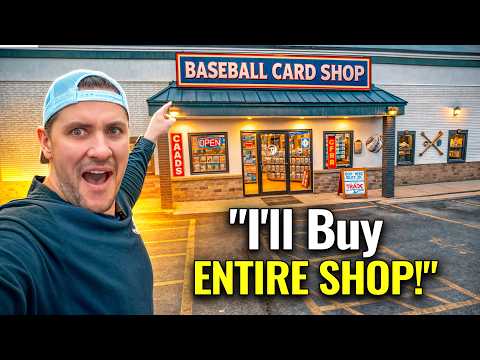 He's SELLING His SPORTS CARD Store!
