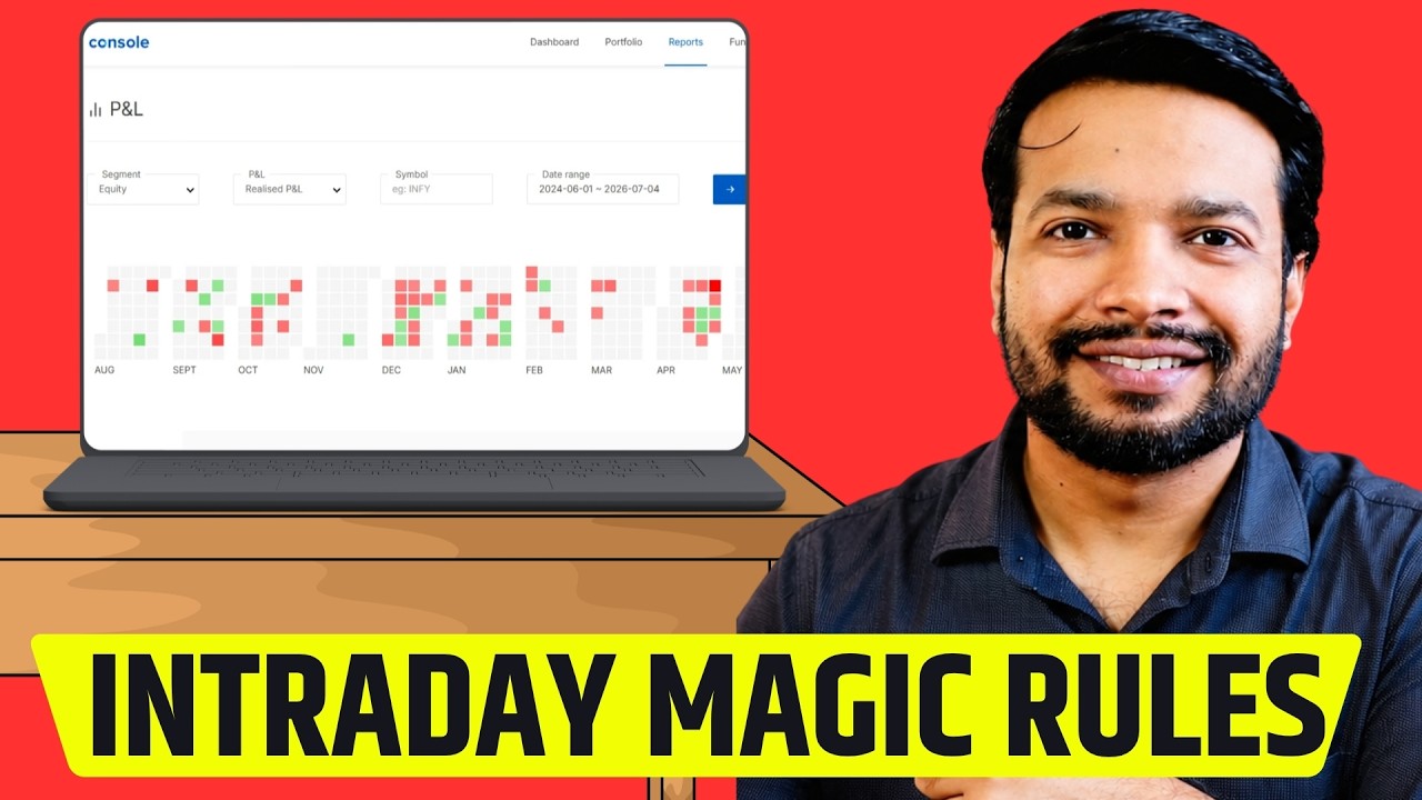 Intraday Trading Golden Rules | Mera Trading Journal खुद बताता है