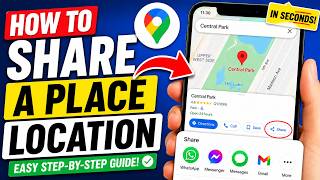 How to Share a Place Location on Google Maps (Easy Step-by-Step Guide)