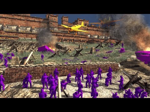 PURPLE DOMINATION ! Second attack on Super-Fort TAN ! Army Men