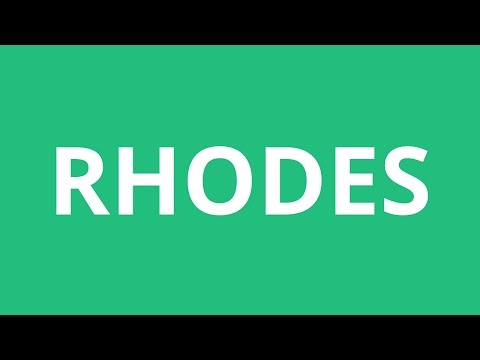 How To Pronounce Rhodes - Pronunciation Academy