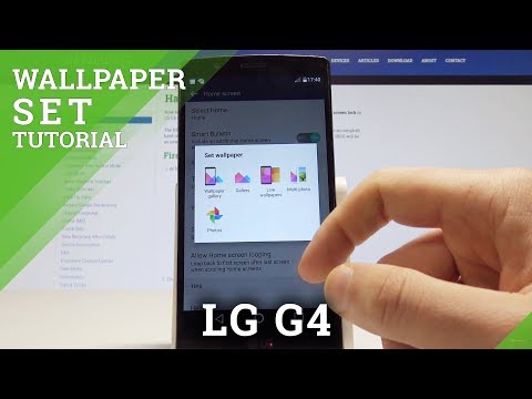 How to Choose Wallpaper for LG G4 - Change Home Screen Wallpaper