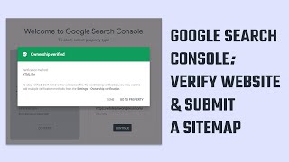 Google Search Console verification and submission of a Sitemap? | 2023 #WordPress 8