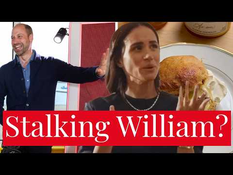 Meghan Markle's PATHETIC Stalking of Prince William, Using Scones Debate for As ever Content