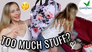 PACK WITH ME FOR CENTRE PARCS!