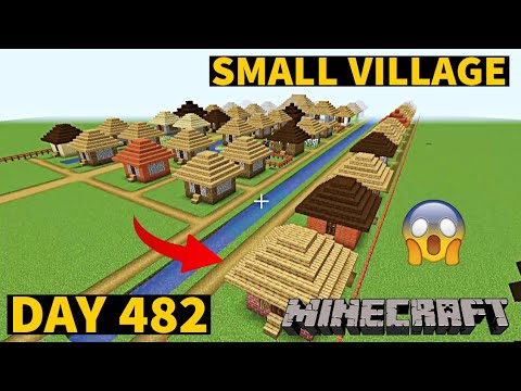 I build Small Village in Minecraft Creative mode 2023 Day 482