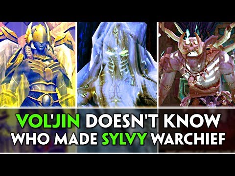 Asking the Lich King, Bwonsamdi and Eyir about who told Vol'jin to Make Sylvanas Warchief (WOW BFA )
