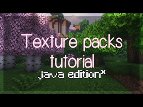 how to install texture packs | minecraft java edition