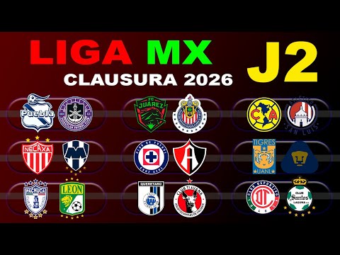 DATES, TIMES AND CHANNELS FOR MATCHDAY 2 OF THE LIGA MX CLAUSURA 2026