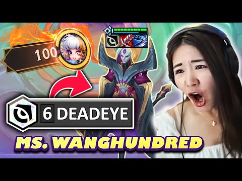 MS. WANGHUNDRED ILLEGAL HIGH ROLL!? 6 Deadeye BEL'VUSSY at Stage 4 | TFT SET 9