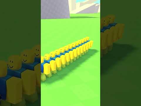 Generate 10,000 NOOBS in Roblox! - #shorts