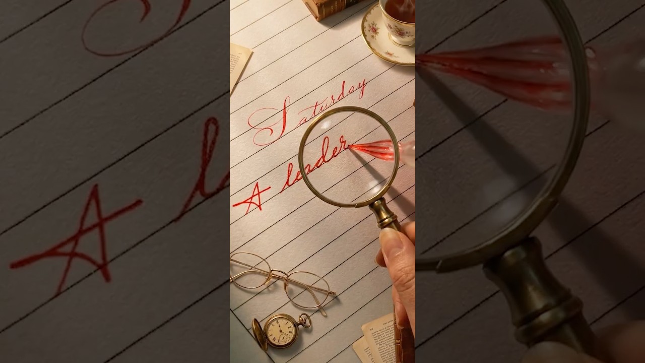 Penmanship - Artistic lettering method: Saturday #short