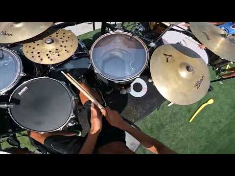 Bluecoats 2022 - Drum Set 1 Head Cam