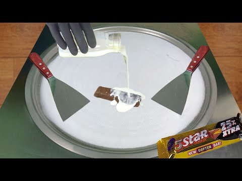 Ice Cream Rolls With Cadbury 5 STAR CHOCOLATE  | 5 Star Chocolate bar | #IceCreamRolled