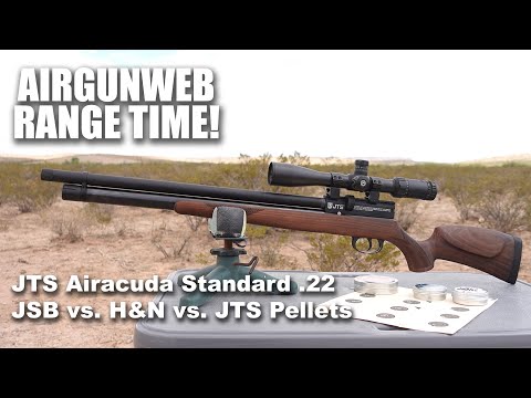 JTS Airacuda Standard .22 - Testing JSB, H&N, and JTS pellets for best accuracy!