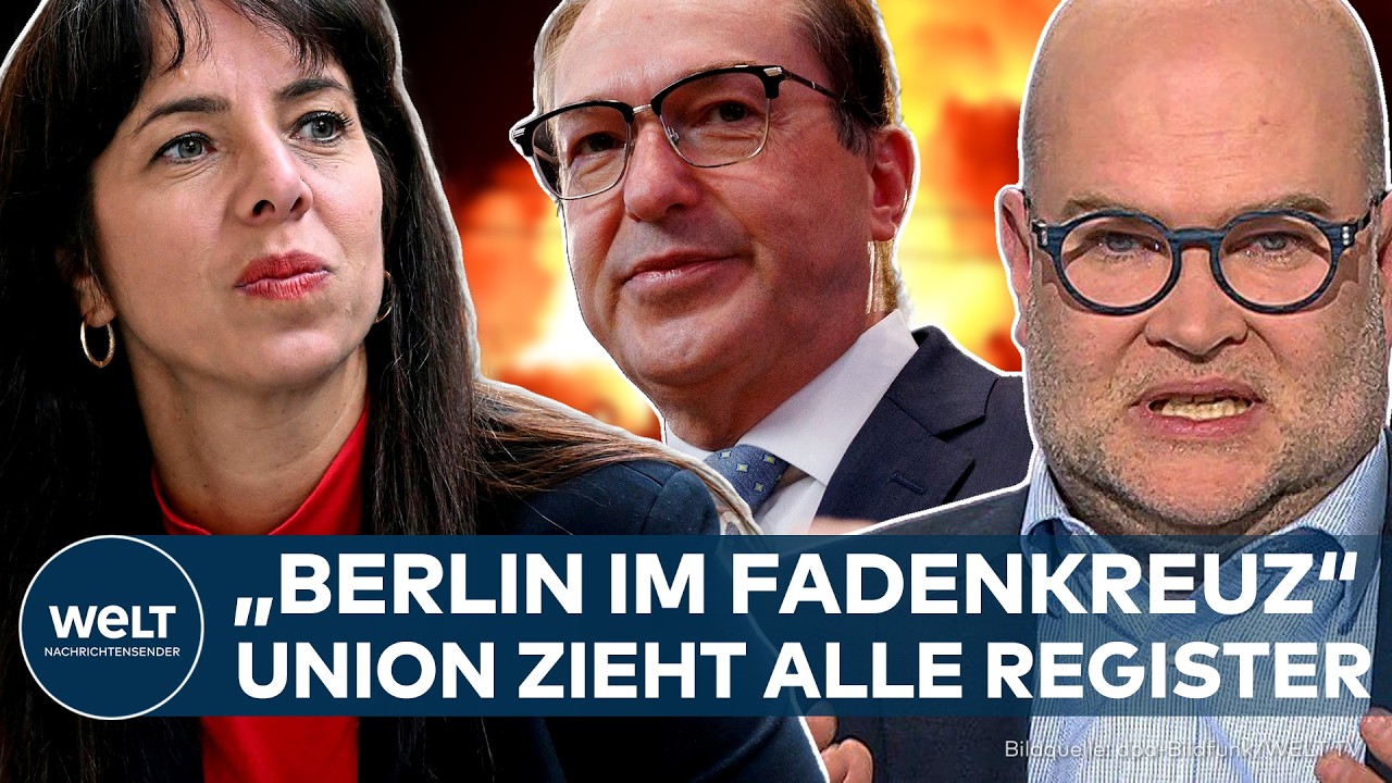 DEUTSCHLAND: "Berlin im Fadenkreuz" –  Lembcke sieht radikalen Strategie-Wechsel bei der Union