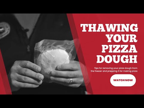 How to thaw your frozen Sourdough Pizza Dough
