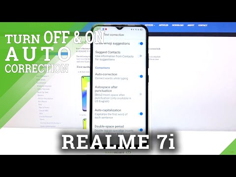 How to Turn On Autocorrection on REALME 7i – Find Text Correction Options