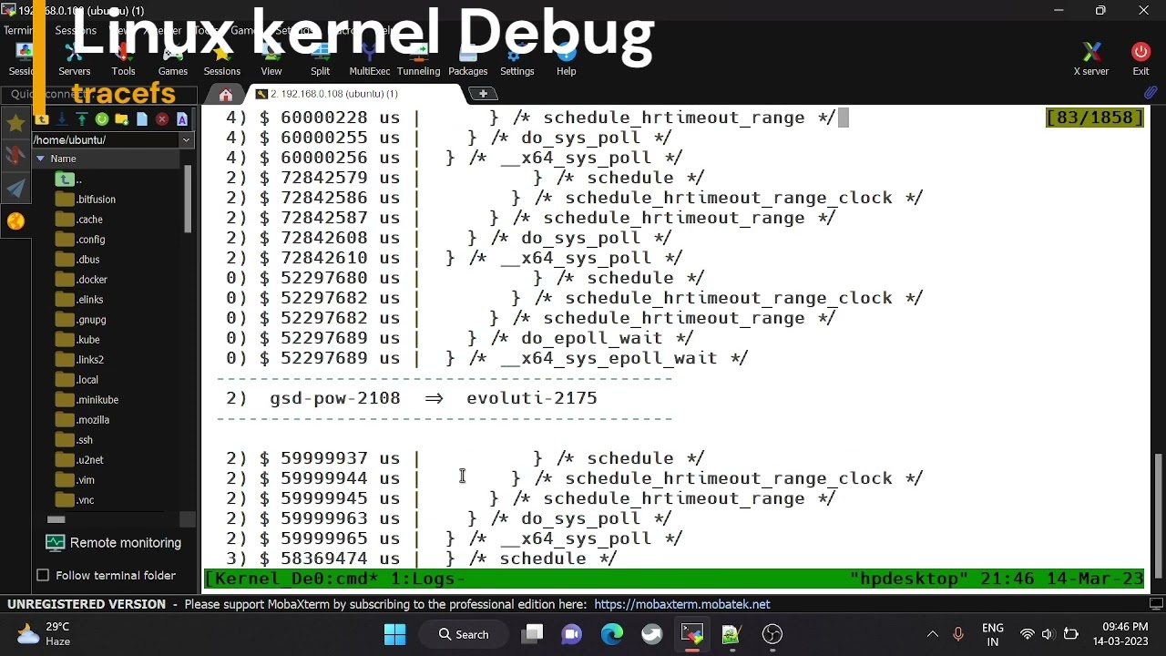 Linux kernel debug using tracefs |  Tracing Linux kernel functions | Debug Linux kernel with tracefs