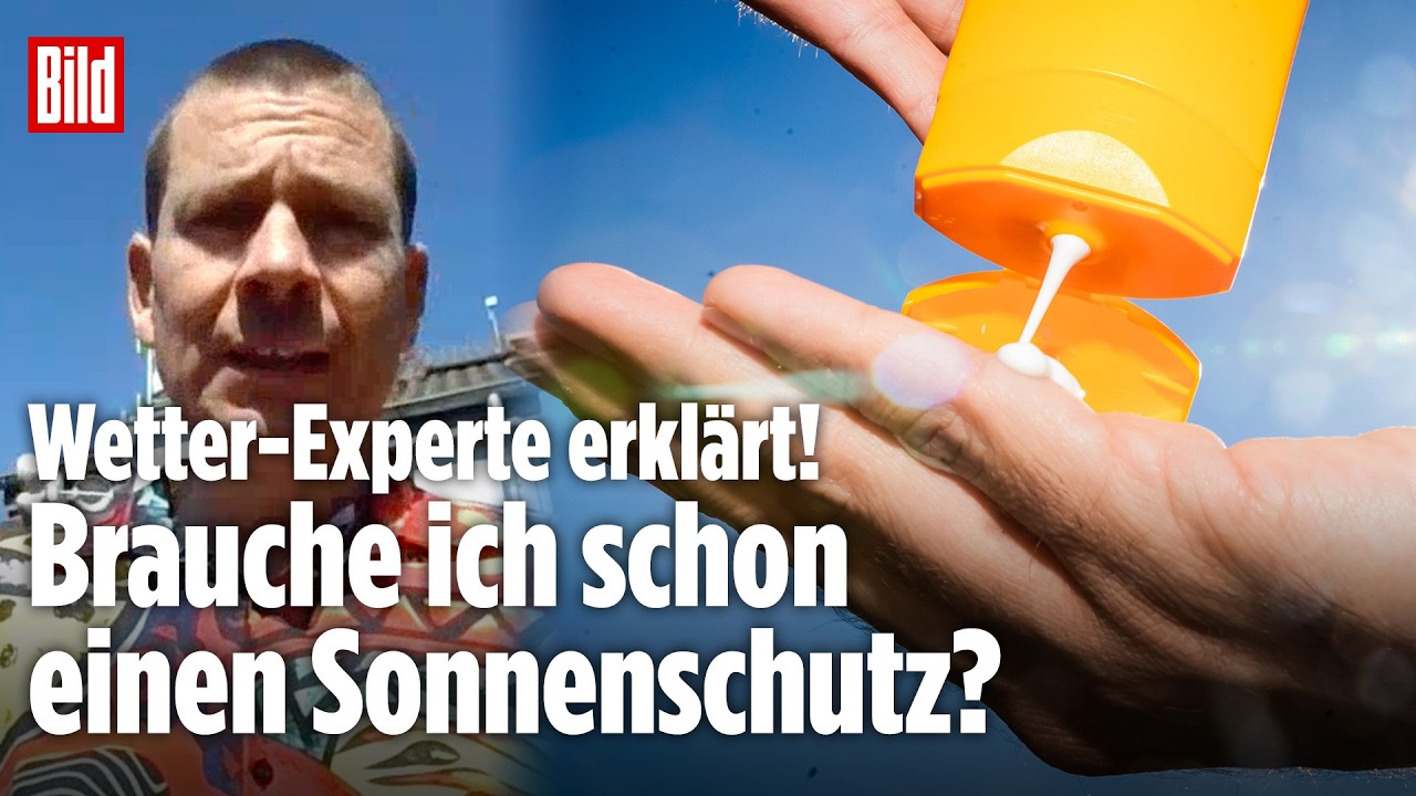 UV-Strahlung im April: Ab wann brauche ich einen Sonnenschutz? Wetter-Experte Karsten Brandt erklärt