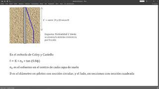 Ejemplo de pilote en suelo granular