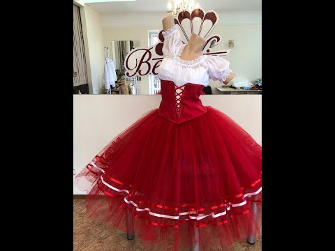 Костюм крестьянки - pas de deux 1 акт P 0506A - video 7