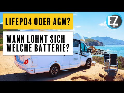 LiFePO4 or AGM battery? When to use which battery? Tips for buying deep-cycle batteries.