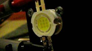 10 watt high power LED test, 800 mA @ 12 Volt