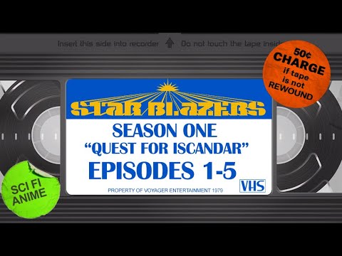 Star Blazers Season One "Quest for Iscandar"  Episodes 1-5