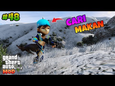 GTA 5 MOD BOBOIBOY GLACIER CARI MAKANAN