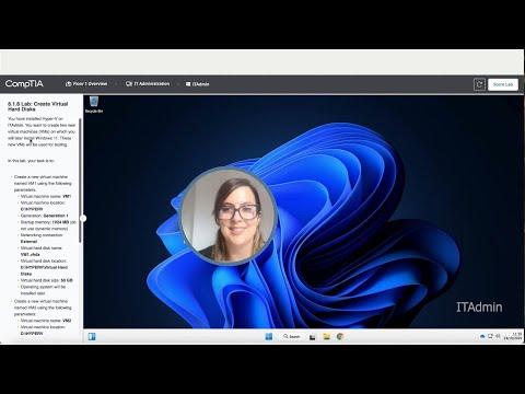 CompTIA A+ Lab 8.1.6 | Create Virtual Hard Disks