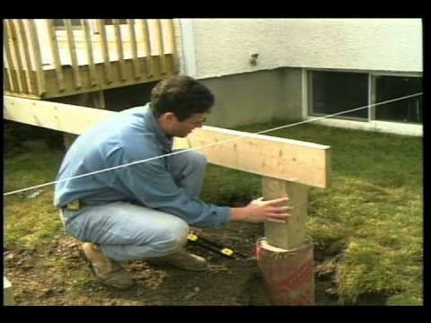 comment construire patio bois