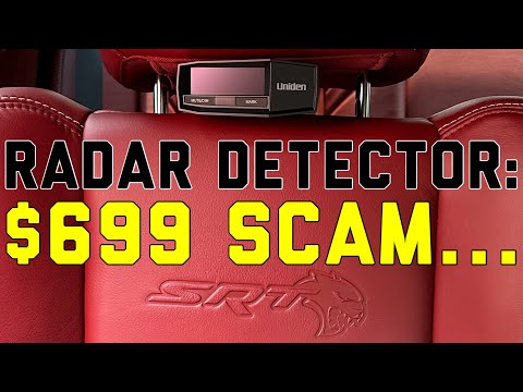 Is a Radar Detector WORTH IT in 2023? WAZE App?!? Uniden R8 REVIEW Dodge Charger SRT Hellcat Owner