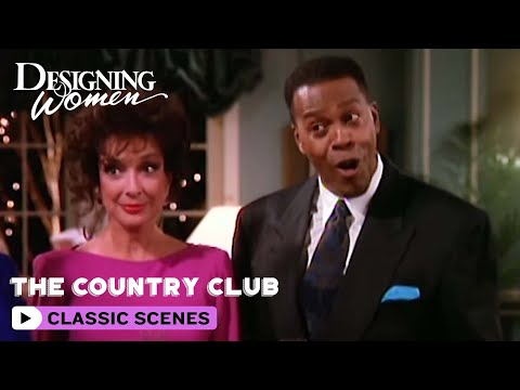 Designing Women | Julia Gets Anthony Into Her Country Club | Throw Back TV