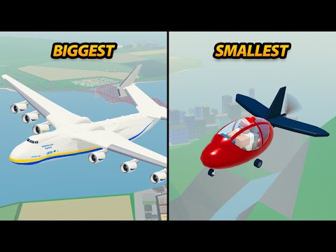 BIGGEST vs SMALLEST PLANE in PTFS