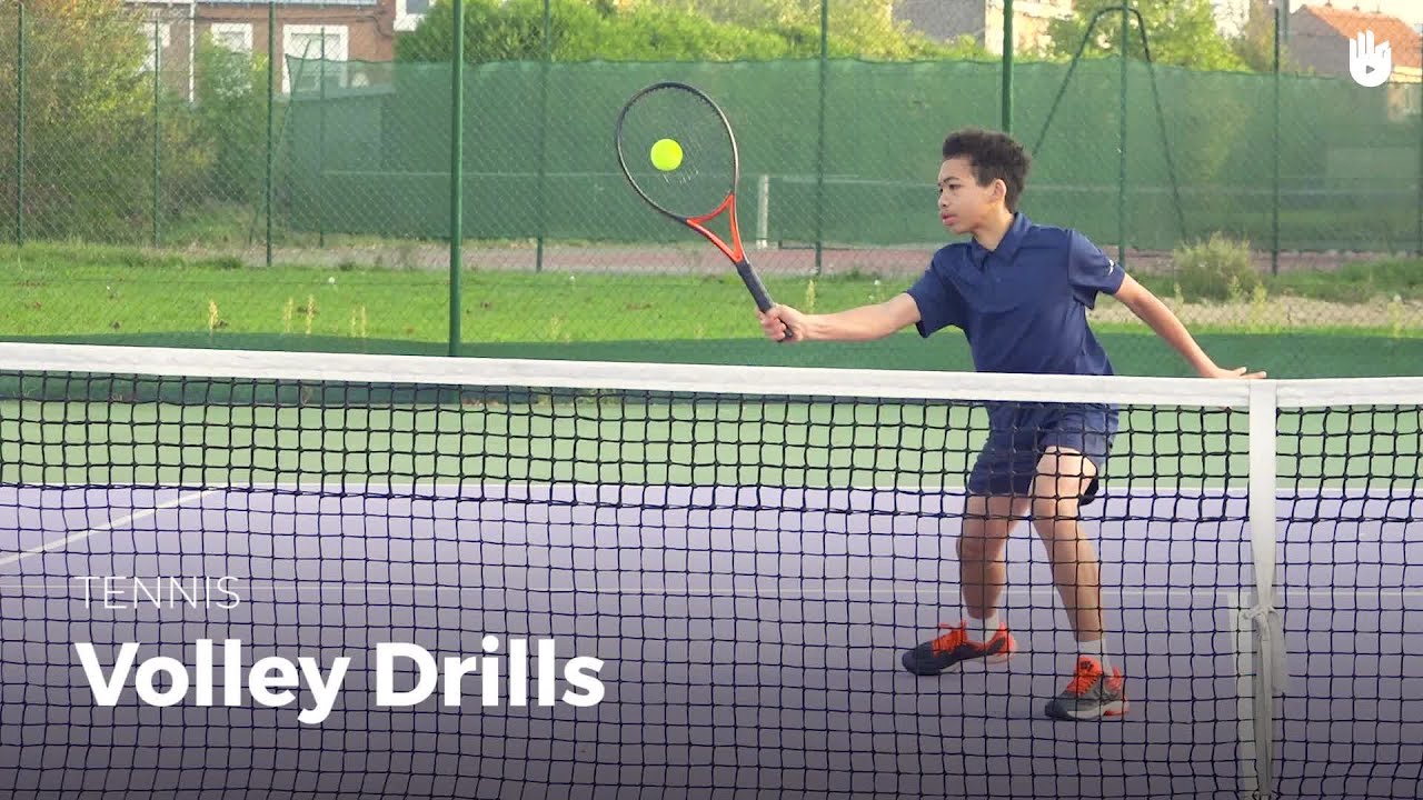 Volley Drills How to Play Tennis Sikana