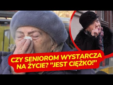 "Dajcie spokój, dajcie żyć" 😥 Druzgocące słowa emerytów, a zapytaliśmy tylko czy wyżyją z emerytury