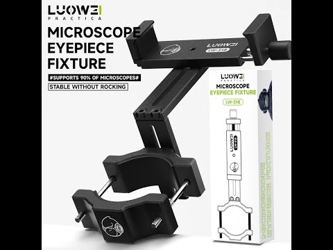 Kẹp cố định điện thoại trên kính hiển vi LUOWEI LW-318