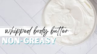 How to Make Double Whipped Lavender Body Butter | Non-Greasy Recipe
