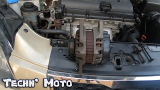 Alternator Replacement on a 2010 Kia Rio Easy to Do Same for Early Hyundai Elantras | Techn' Moto