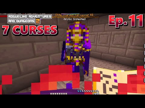 RAD2 💀 7 CURSES - Ep.11 - Beating 1st RL dungeon, Enchanting for 10 years + 1st Pyramid