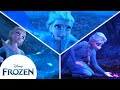 Elsa Tames the Spirits: Wind, Fire and Water | Frozen