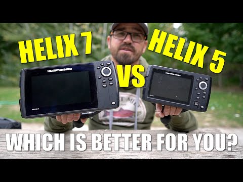 Humminbird Helix 5 vs 7 Fishfinders