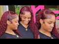 Frontal Wig Install Professional Lace Wig Install Side Part Frontal Wig Install