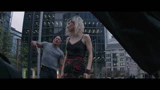 Hobbs & Shaw bike chase scene video