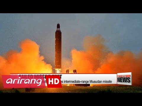 N. Korea unsuccessfully launches another Musudan missile on Saturday