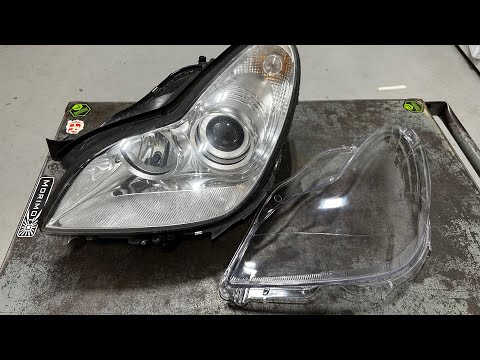 Mercedes CLS Headlight Lens Replacement + Projector Upgrade