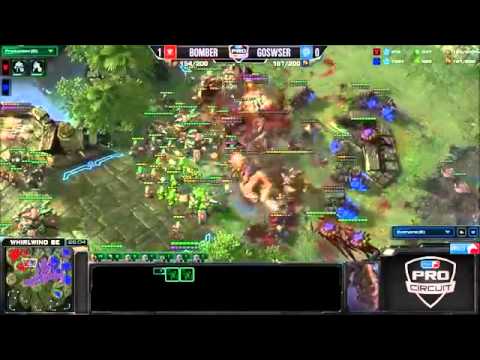 SC2 - Best seeker missiles ever! Bomber vs Goswser - MLG