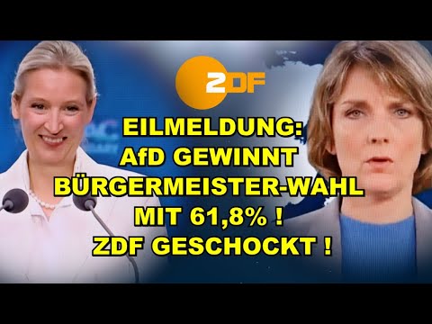 BREAKING NEWS: 61.8%! AfD WINS MAYOR'S ELECTION!